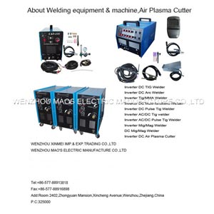 Welding equipment & machine and Cutter and Accessories